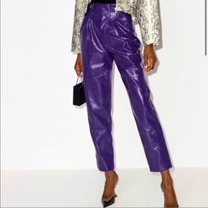 Rotate faux leather pants